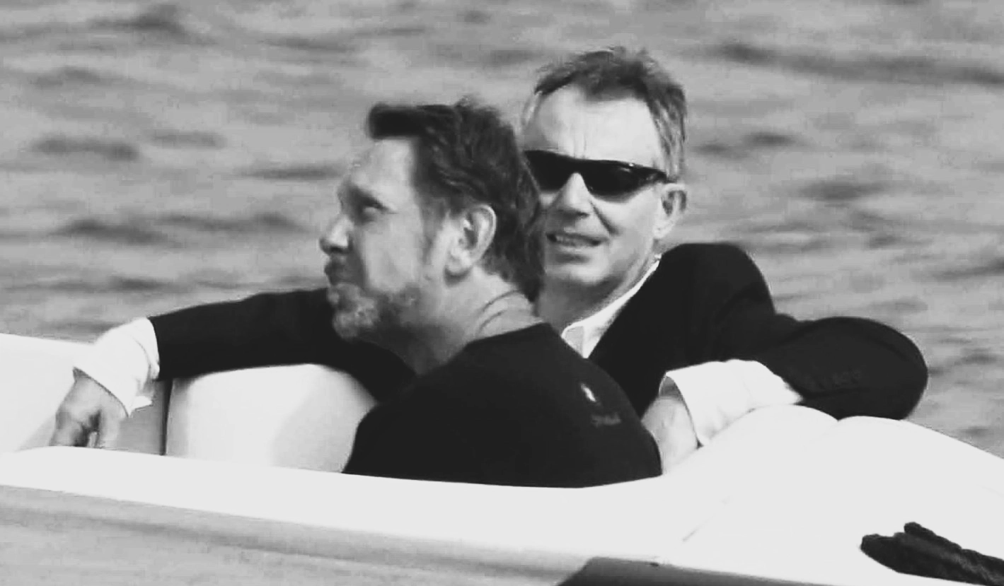 Tony Blair Larry Ellison